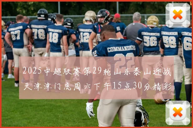 2025中超联赛第29轮山东泰山迎战天津津门虎周六下午15点30分精彩开战